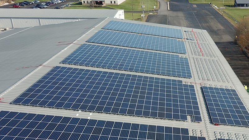 Sahlen Sports Park | Commercial Rooftop Solar | Commercial Solar System Design | Solar For Commercial Buildings | Solar Panels Buffalo NY
