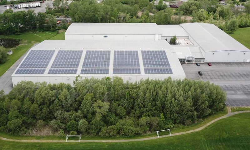 Sahlen Sports Park | Commercial Rooftop Solar | Commercial Solar System Design | Solar For Commercial Buildings | Solar Panels Buffalo NY
